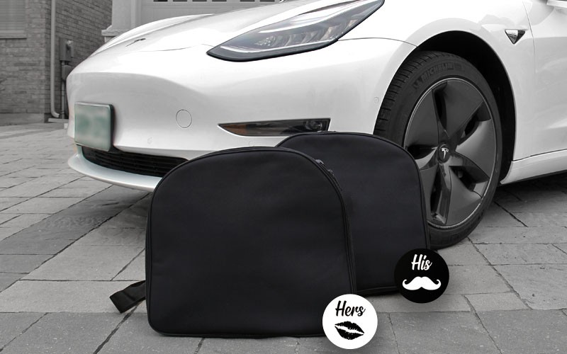 Model 3 frunk luggage bag pair