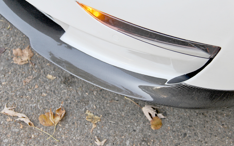 model 3 front lip installation