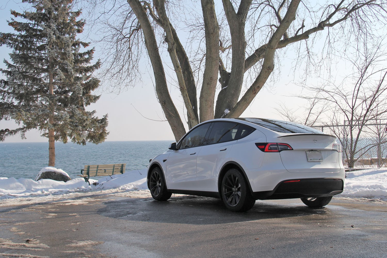 Model Y Spoiler Carbon Fiber