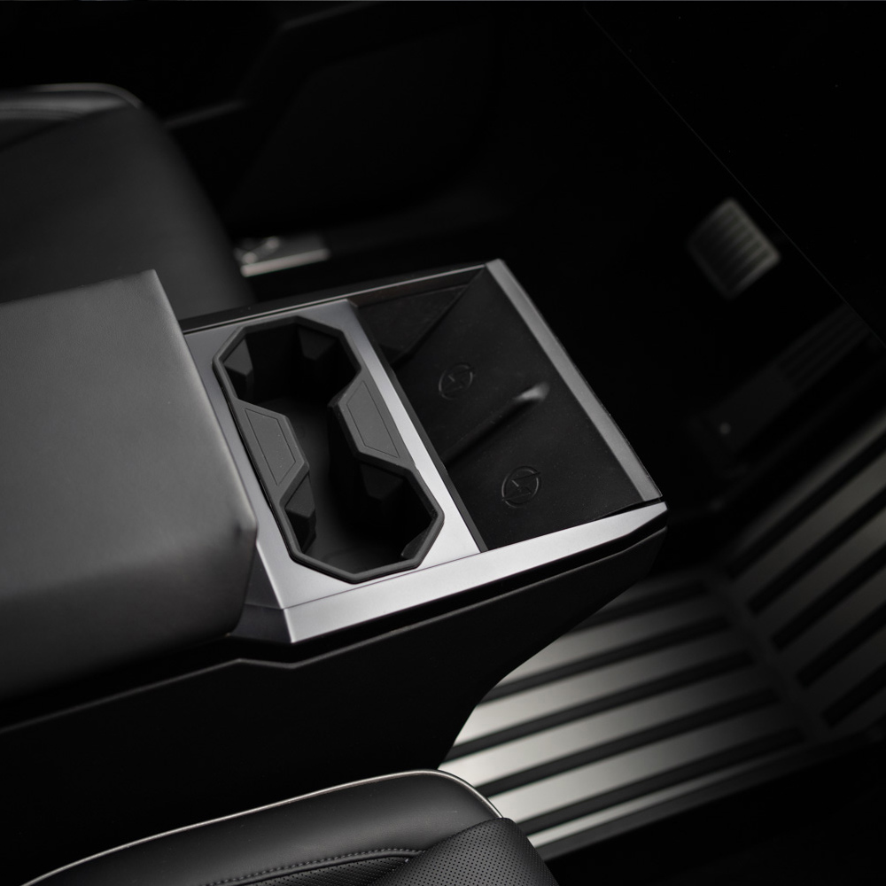 Cybertruck Cup Holder & Wireless Charger 3D Liners