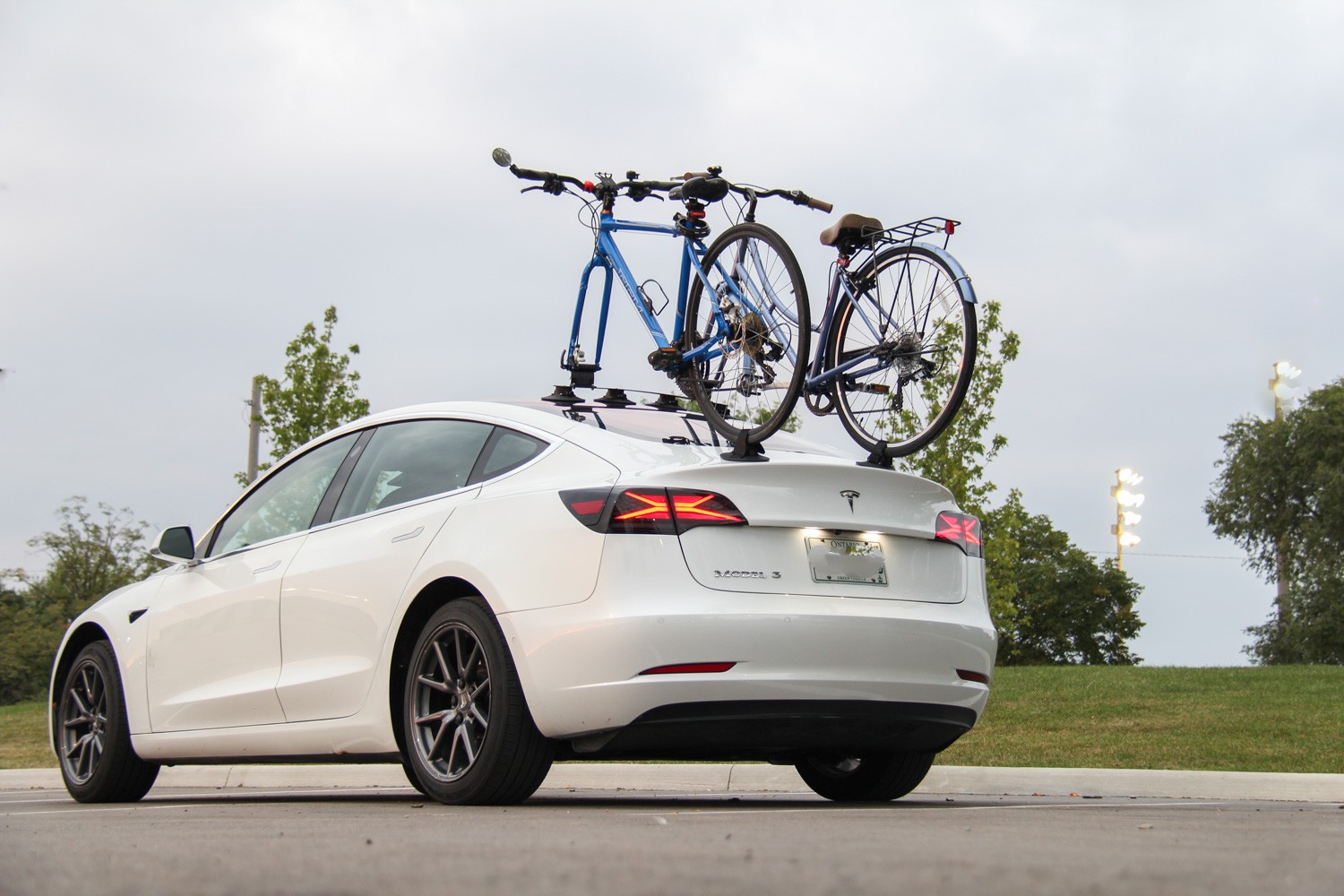 Model 3 bike rack