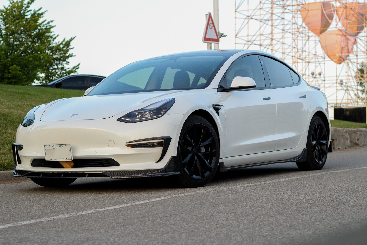 Model 3 body kit front bumper