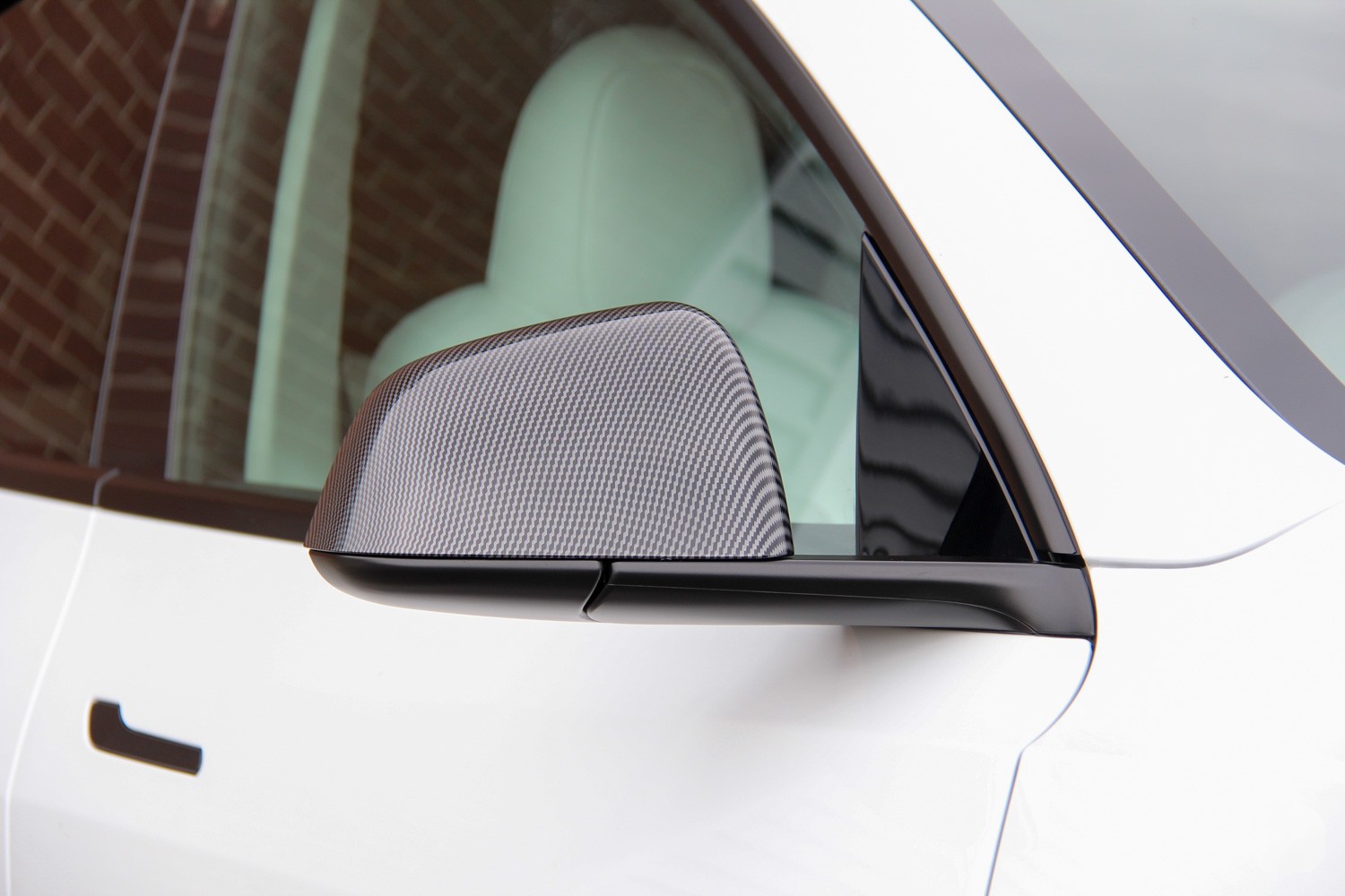 Model Y Side Mirror Covers - Carbon Fiber