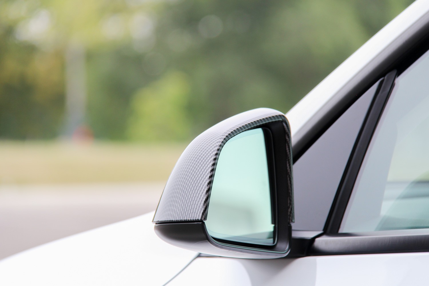 Model Y Side Mirror Covers - Carbon Fiber