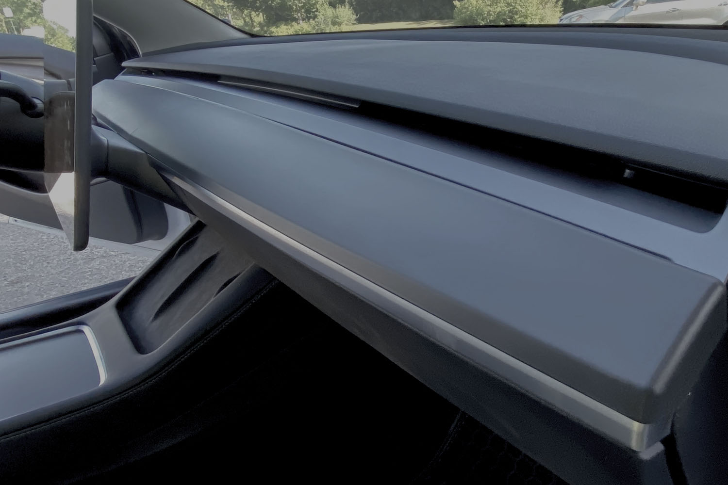 Tesla Dash Cover Matte Gray