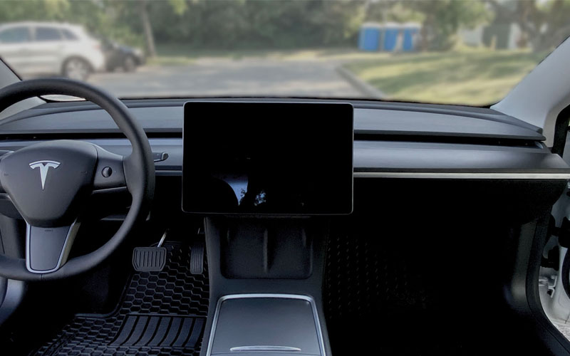 Dash trim matte grey