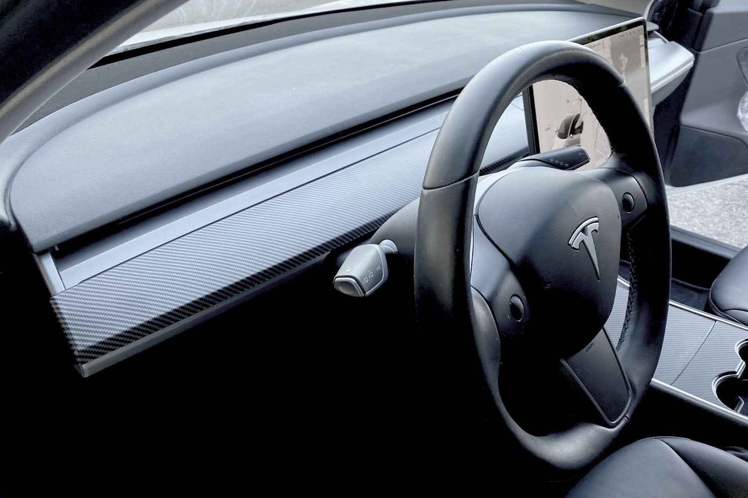 Tesla Dash Cover Carbon Fiber