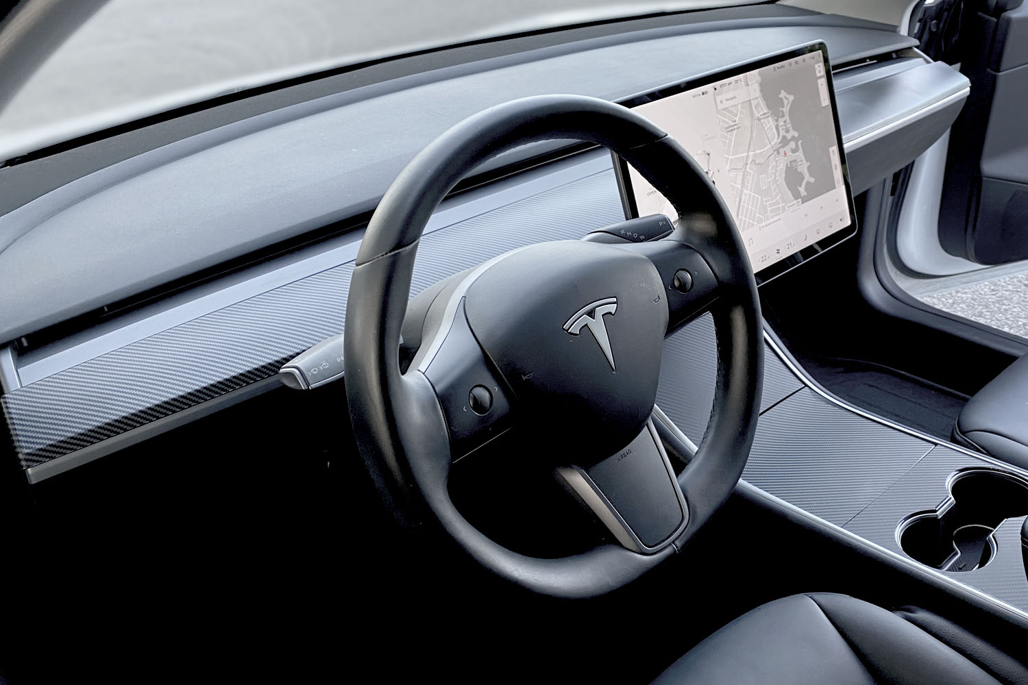 Tesla Dash Cover Carbon Fiber