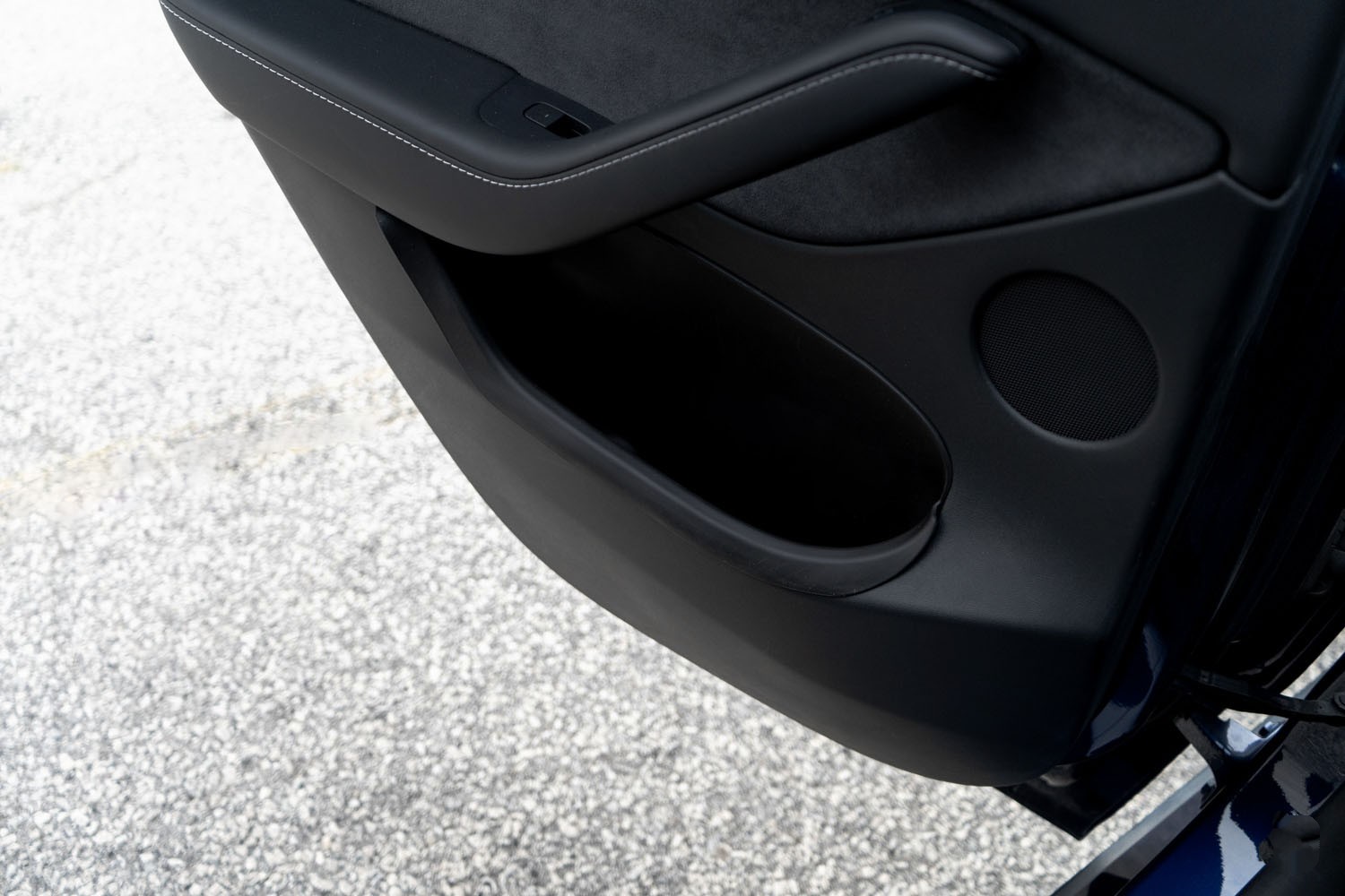 Model y cup holder rear driver side door liner insert