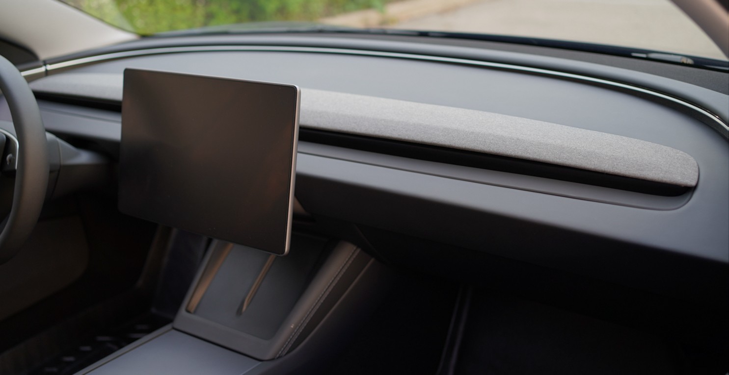 Model 3 Dash cover matte black