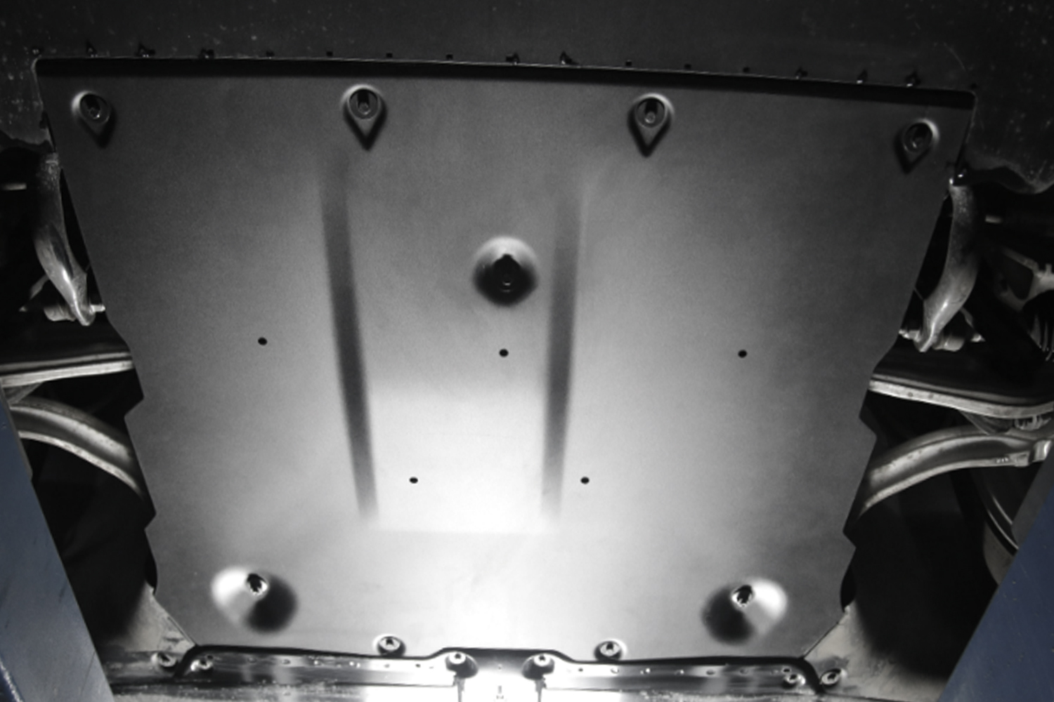 model Y aluminum skid plate