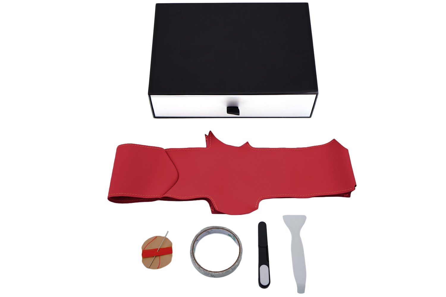 Tesla steering wheel cover tan stitching DIY kit for model y/3