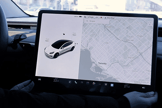 Rotate Tesla screen mount