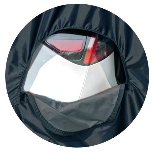 Model Y tent front porch