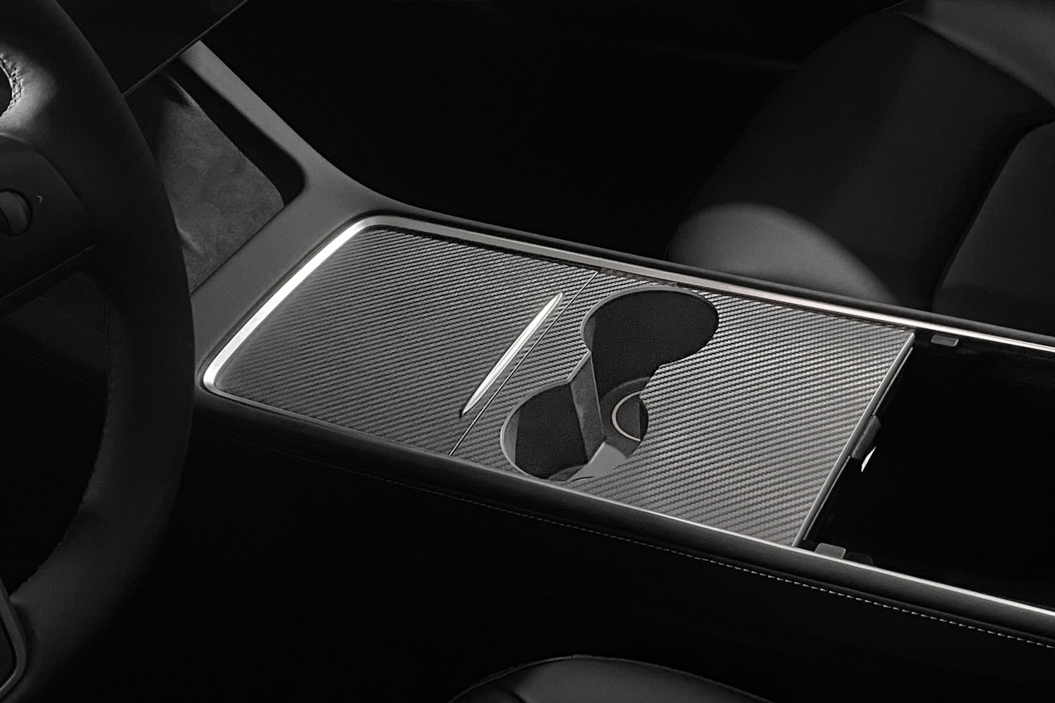 2021 Tesla Model 3 Carbon Fiber Wrap