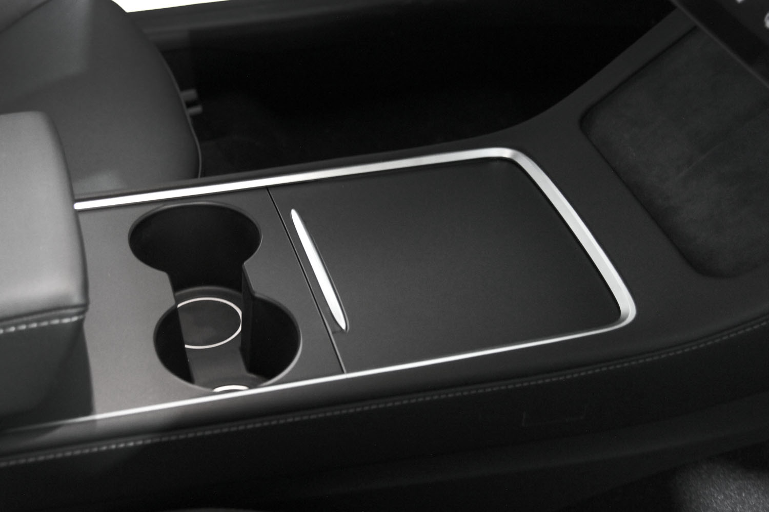 2021 Tesla Model 3 Matte Black Console Wrap