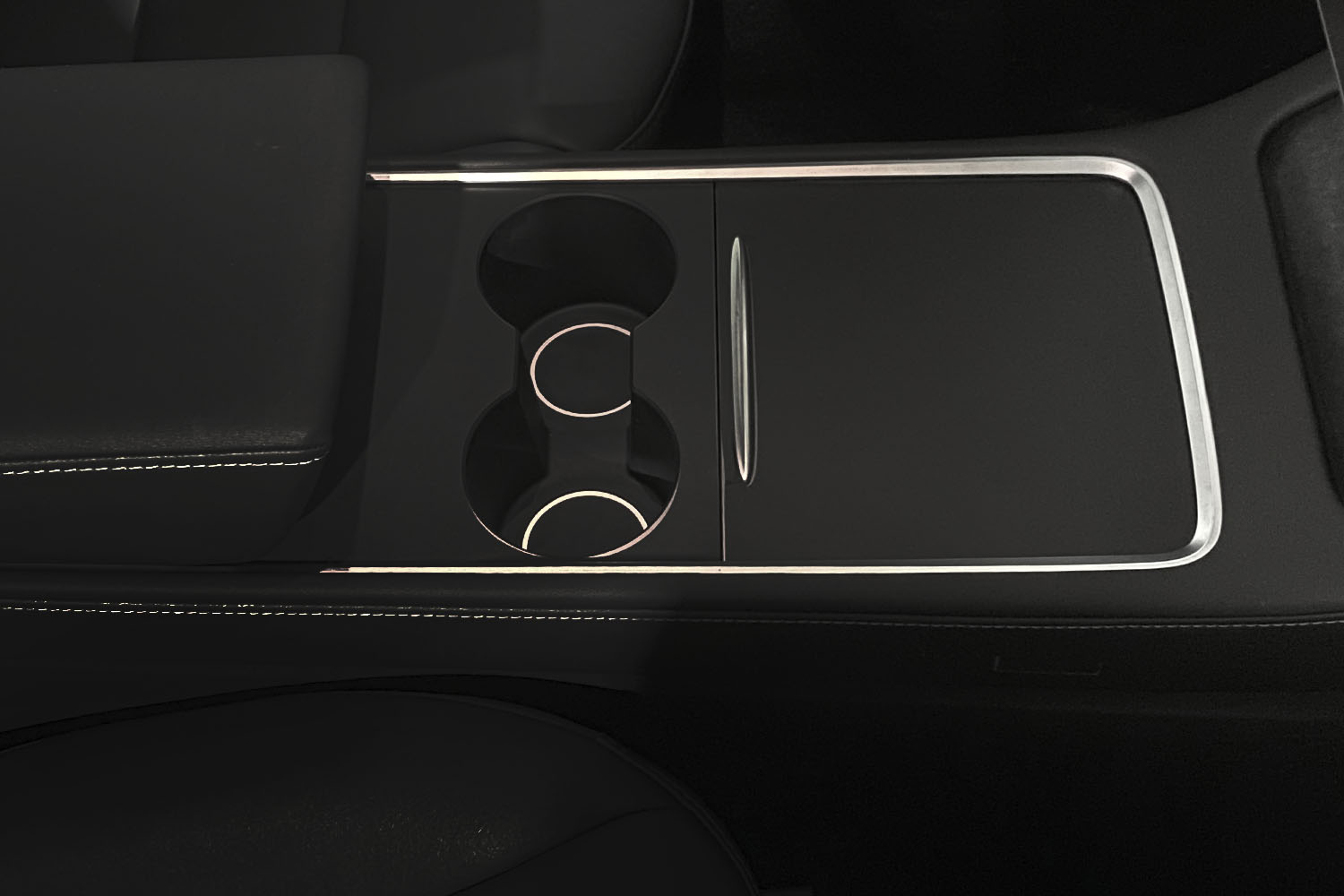 2021 Tesla Model 3 Matte Black Console Wrap